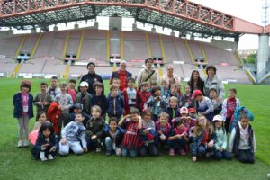 scuola elementare Ruggero Manna allo stadio Nereo Rocco