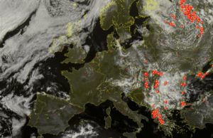 cartina meteo 08-07-2018