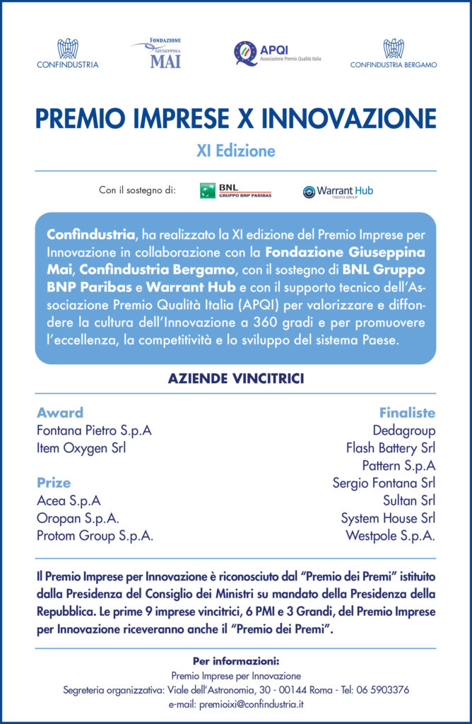 premio innovazione