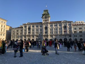 Carnevale 2022 piazza Grande Trieste