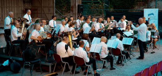 In foto l’Orchestra a fiati Città di Muggia