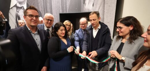 inaugurazione Gorizia mostra Andy Wharol con Massimiliano Fedriga e Ziberna